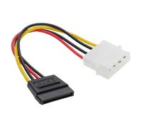 kenable™ - Cavo adattatore Molex LP4, 4 pin, di alimentazione a Y, a SATA, 15 pin