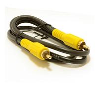 kenable Cavo Audio Digitale Coassiale SPDIF RCA Phono o Video Composito - 1m Nero