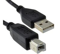 kenable Cavo USB 2.0 A a B per Stampante Scanner 24AWG Alta Velocità Schermato Nero 0,3 m [0,3 metri/30cm]