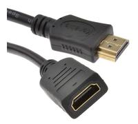 kenable Prolunga HDMI Maschio a Femmina Cavo Alta Velocità 1080P Full HD per TV - 1m Nero