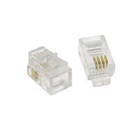 kenable RJ10 4p4c Modular Crimps Spine Connettori Per Cavi Combinati/Leads [10 pacchetto]