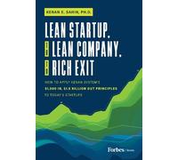 Kenan E. Sahin Lean Startup, to Lean Company, to Rich Exit (Copertina rigida)