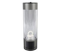 KENANLAN Bottiglia di idrogeno 400 Ml 2 Modalità Tipo C 5V Sigillato Portatile Ionizzatore Acqua Idrogeno Macchina per Uso Quotidiano (Grigio)
