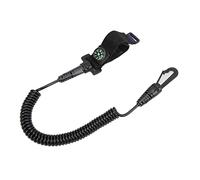 KENANLAN Canoe Paddle Safety Rope Elastic con Clip in Metallo, Struttura della Bobina in Nylon Canno a Guinzaglio di Kayak per Barca, Mini Bussola per Accessori in Kayak, Adatto per Le