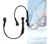 KENANLAN Guinzaglio regolabile per windsurf di sicurezza, 28-34 pollici nero TPU Surfboard ad alta resistenza alla trazione per la sicurezza del surfista, atossico, durevole. Adatto per (nero)