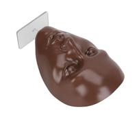 KENANLAN Insegnamento del Viso per la Pratica del Trucco in Silicone 5D, Ideale per Principianti, Appassionati di Trucco, Adatto per Cosmetologia (Nero)