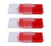 KENANLAN Plastica di alta qualità, design compatto, gabbia per api regine, attrezzatura per apicoltori con piccoli fori, uso senza sforzo, facile da mantenere per apicoltore (rosso)