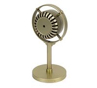 KENANLAN Puntello per microfono in stile retrò, modello in plastica stile vintage per fotografia e palcoscenico, design classico, microfono leggero per giocare a fingere (oro)