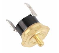 KENANLAN Regolatore di termostato in rame, interruttore di temperatura a disco bimetallico, 250 V 10 A per bottiglie bollenti, radiatori, aspirapolvere. Compatto, facile da installare (80 ℃)