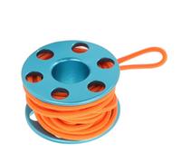 KENANLAN Rulto con Subacquee, in Lega di Gigante in Lega di Griglie della Bobina in Alluminio in Alluminio con Bagliore nella Guida di Nylon Scuro, per Immersioni Subacquee (Blu)