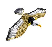 KENANLAN Spaventapasseri falco, spaventapasseri, uccello gigante come spaventapasseri, uccello a grandezza naturale, dissuasore per uccelli Hawk Bird Scare Drago, Garden Flying Hawk Bird Scarer per