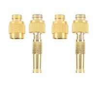 KENANLAN Ugello per Tubo dell'Acqua in Ottone Solido, Spruzzatore Ugello a Getto da 7 Gpm da 80 Psi per Lavaggio Dell'auto, Annaffiatura dei Fiori, con Connettore di Ingresso del Filo