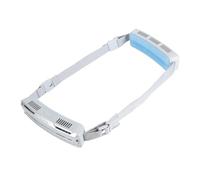 KENANLAN Ventilatore portatile efficiente, multifunzione a 3 velocità, ventilatore portatile con grandangolo, potente vento per sport (grigio argento)