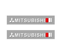 KENANS Adesivo con Logo per Auto per Mitsubishi L200, Adesivi con Emblema Segno Badge Adesivo Accessori Auto,2pcs-White