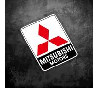 KENANS Adesivo con Logo per Auto per Mitsubishi Pajero, Adesivi con Emblema Segno Badge Adesivo Accessori Auto,8cm