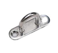 KENBT 10 Pezzi di Fissaggio for Fissaggio a Ponte Marino Ovale con Fibbia for Barca, Tenda da Sole, Vela, Set di Fissaggio - Acciaio Inossidabile 304 di Grado Marino,Antiruggine(5mm*10pcs)
