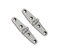 KENBT 2 Pezzi 4 Fori Cerniera a Cinghia in Acciaio Inossidabile 316 26x102mm Cerniere lucidate a Specchio ferramenta for Barche Marine,Antiruggine