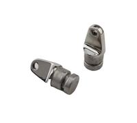 KENBT 2 Pezzi in Acciaio Inossidabile 316 for Barca, Occhiello Interno 22 mm, estremità Arrotondata da 7/8'',Antiruggine