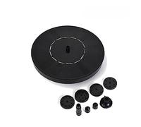 KENBT 5-1W Kit Pompa Acqua Solare Fai da Te con 9-6 ugelli fontane da Bagno for Uccelli solari for Piscina da Giardino all'aperto Fontana ad energia Solare,Ecologico(1W 7V 13cm)