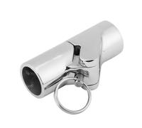 KENBT Accessori for ferramenta for Barche Palo Ringhiera Albero Baldacchino Tubo in Acciaio Inossidabile Tubo Giunto Girevole Pieghevole Connettore 25mm,Antiruggine