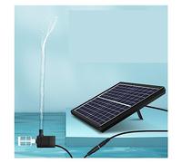 KENBT Acquario Pompa ad Acqua Solare 12V Filtro idroponico Aerazione Serbatoio di Pesce Rockery Pompaggio di Acqua Pompa sommersa Fontana for Stagno all'aperto,Ecologico(9v10w Aluminum Set)