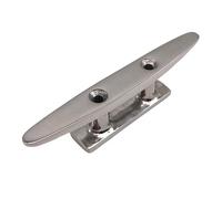 KENBT Bitta di ormeggio combinata lucidata in Acciaio Inossidabile 316, Bitta di ormeggio a 2 Fori, Bitta for Barche, for Corda da Ponte for Barche Marine, Yacht,Antiruggine(10inch)