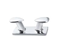 KENBT Bitta for Barca 316 Bitta a Doppio Corno, Ganci for Bitta in Acciaio Inossidabile Bitta for Barca Bitta for banchina a Base Aperta,Antiruggine(6 inch Bench Bollard)