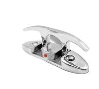 KENBT Bitte Pieghevoli for Barche, Bitte for funi di ormeggio Marine ribaltabili in Acciaio Inossidabile 316 in Acciaio Inossidabile con bulloni e Dadi,Antiruggine(8inch)