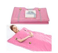 KENBT Coperta da Sauna riscaldante for Il Dimagrimento del Corpo ponderata Digitale Professionale a 2 Zone for la Perdita di Peso e Donne,Protezione di Sicurezza(Pink)