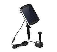 KENBT Kit Pompa Acqua ad energia Solare 9V 1.8W Pannello Solare Acqua Galleggiante Fontana ad energia Solare for Pompa Acqua Giardino Stagno for Uccelli,Ecologico(Pump with Stand)