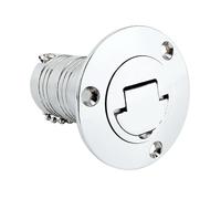 KENBT Marine Hardware 316 Acciaio Inox 1.5" 38mm Tappo di riempimento del Ponte Riempimento Carburante Gas Acqua Rifiuti Tappo Senza Chiave Accessori for Barche Yacht,Antiruggine