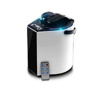KENBT Pentola a e for neratore di Sauna, Terapia Spa Domestica di Nuovo Stile 3L 1000W for Riscaldamento,Caratteristiche di Sicurezza(White)