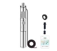 KENBT Pompa ad Acqua Solare for Pozzi sommergibili Pompa ad Acqua Solare con Controller Incorporato for Ciclo Elettrico,Ecologico(3SP2-35-D12-150BI)
