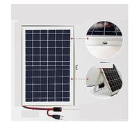 KENBT Pompa for Acqua Solare a Grande Flusso Pompa for Pesci d'acquario Fontana a Cascata rocciosa Filtro for Pompa for Piscina a Ciclo idroponico sommergibile,Ecologico(Only Solar Plate)