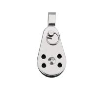 KENBT Puleggia in Acciaio Inossidabile 316 da 25 mm con Ruota Singola, Cuscinetto di carico, Girevole, puleggia di Sollevamento for Corda di Blocco, Accessorio for e Barche,Antiruggine