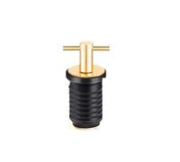 KENBT Scarico in Gomma Snap Tight Flip Style Scafo Livewell Sentina Specchio di Poppa Seawall Accessori for Barche Marine,Antiruggine(Copper-19mm)