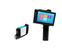 KENBT Stampante a getto d'inchiostro portatile da 17,5 mm Codice batch Numero di serie Codice a barre Codice QR Logo Stampante a getto manuale,Forte adesione(Printer with 1pc ink)
