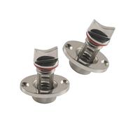 KENBT Tappo di Scarico for Barca, Raccordo di sfiato for Tappo for Barca for Parti di Barche, Tappo di Scarico for sentina in Acciaio Inossidabile 316 lucidato a Specchio,Antiruggine(2pcs)