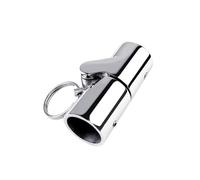 KENBT Tubo di accoppiamento Girevole Pieghevole in Acciaio Inossidabile 316 for ferramenta for Barche, connettore for Tubi marini, connettore for Asta Bandiera, Yatch,Antiruggine(22mm)