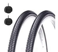 2 COPERTONI KENDA 26 X 1 3/8 + CAMERE PNEUMATICI NERI (37-590) CITYBIKE OLANDA