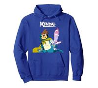 Kendal Gamer Tee alla Ricerca della Spada dell'infinito Kids Felpa con Cappuccio, Unisex per Adulti, Blu Reale, L