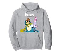 Kendal Gamer Tee alla Ricerca della Spada dell'infinito Kids Felpa con Cappuccio, Unisex per Adulti, Grigio Melange, XL
