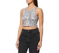 KENDALL & KYLIE K&K W Active Snake Cropped Top KKW351648 Maglietta da Yoga, Type, S Donna