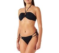 KENDALL & KYLIE K&K W SWIMMWEAR Ring Neck Bikini KKW3619110, Black, S Women's