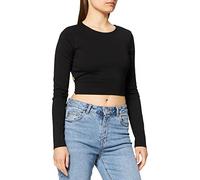 KENDALL & KYLIE K&K W Turtleneck Drapped Top KKW354018 Camicia da Donna, Black, Large (Pacco da 8) Womens