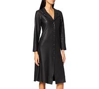 KENDALL & KYLIE K&K W Vegan Leather Maxi Longsleeve Dress KKW353024 Vestito da Sera, Donna, Nero, Large