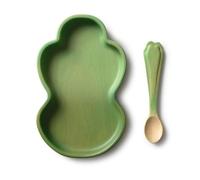 Kendall the Kale Oli&Carol - Servizio da tavola per bambini, piatto e cucchiaio