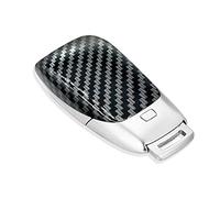 kenddeel Cover in fibra di carbonio Texture Key Shell Fob per Mercedes-Benz A220 E63S Classe e CLS 2019-2021 Nero