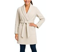 Kendindza - Cappotto da donna Trench con cintura, taglia unica, lungo e corto Beige corto. Taglia unica