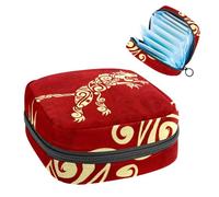 Kendo - Borsa per assorbenti igienici, borsa per il primo ciclo mestruale della marina giapponese, per ragazze e donne, per coppette mestruali femminili, Multicolore 8, 4.7x6.6x6.6 in/12x17x17 cm